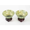 Paire De Coupes En Jadéïte, Art d’Asie, Antiquité, Début Du XXème Siècle, Chine | Biron Paire De Coupes En Jadéïte, Art d'Asie, Antiquité, Début Du XXème Siècle, Chine