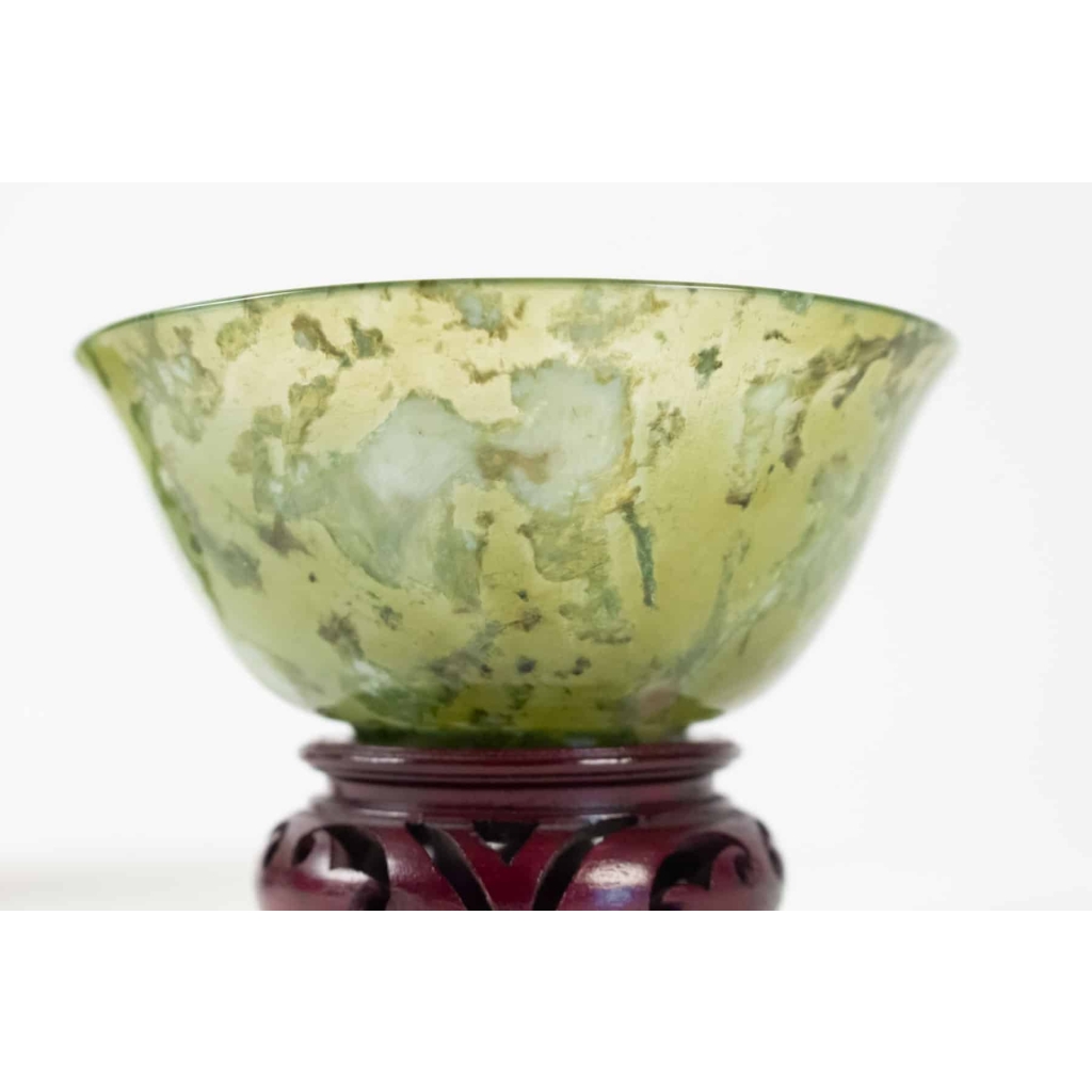 Paire De Coupes En Jadéïte, Art d’Asie, Antiquité, Début Du XXème Siècle, Chine | Biron Paire De Coupes En Jadéïte, Art d'Asie, Antiquité, Début Du XXème Siècle, Chine