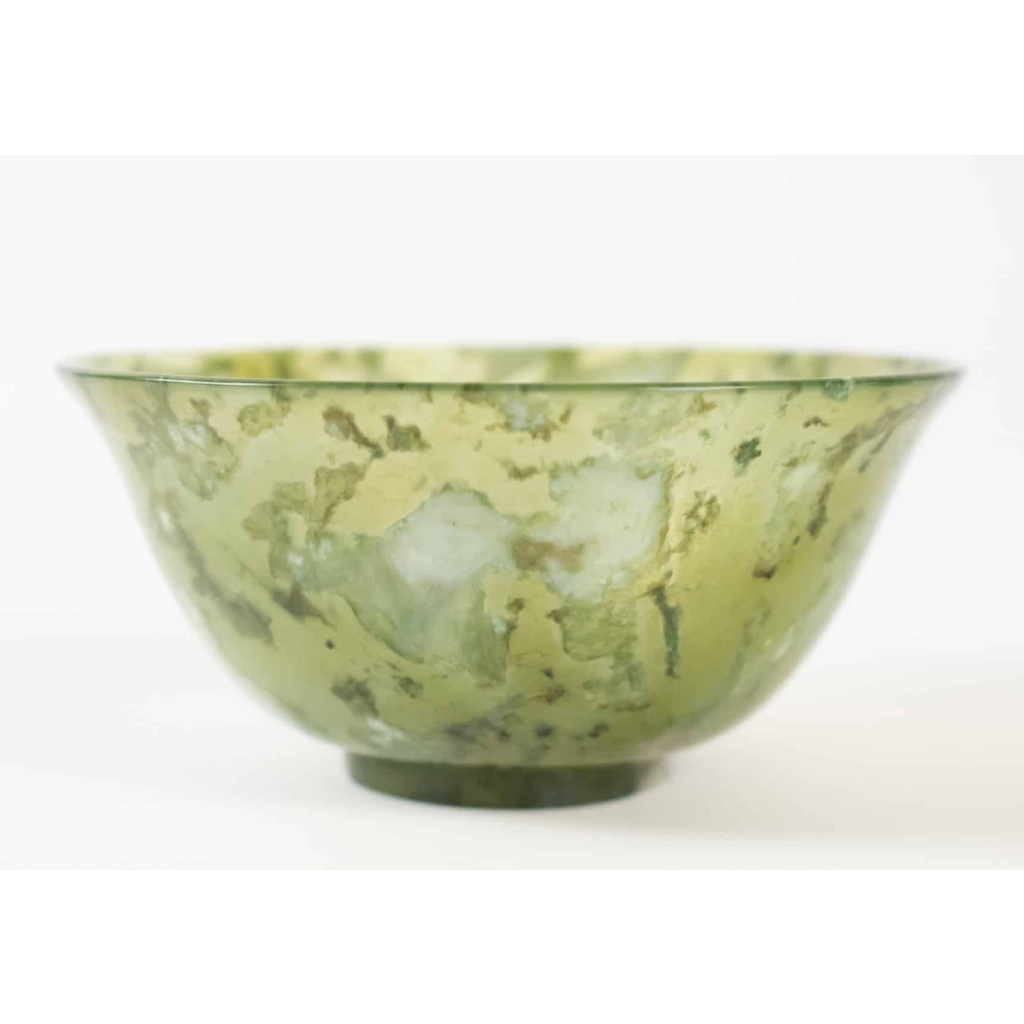 Paire De Coupes En Jadéïte, Art d’Asie, Antiquité, Début Du XXème Siècle, Chine | Biron Paire De Coupes En Jadéïte, Art d'Asie, Antiquité, Début Du XXème Siècle, Chine