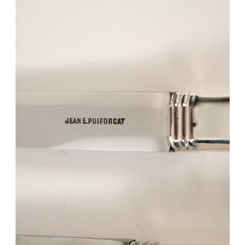 Jean Puiforcat « Bayonne » Flatware , circa 1924 :92 pieces | Biron ||||||||||