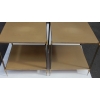 1950/70' Paire de bouts de canapé Maison Jansen 58 X 58 X H 61 cm