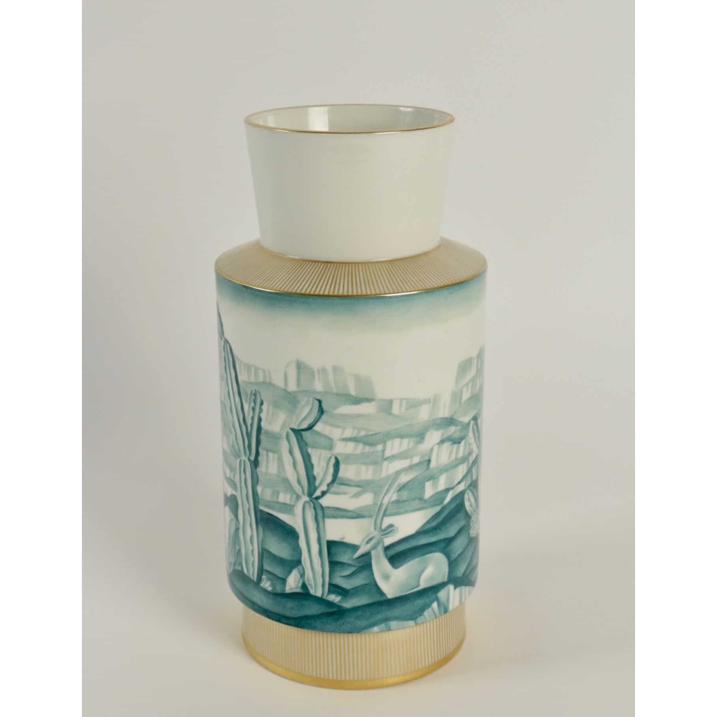 Vase en porcelaine de Sèvres – céramique Art Déco | Biron ||||||