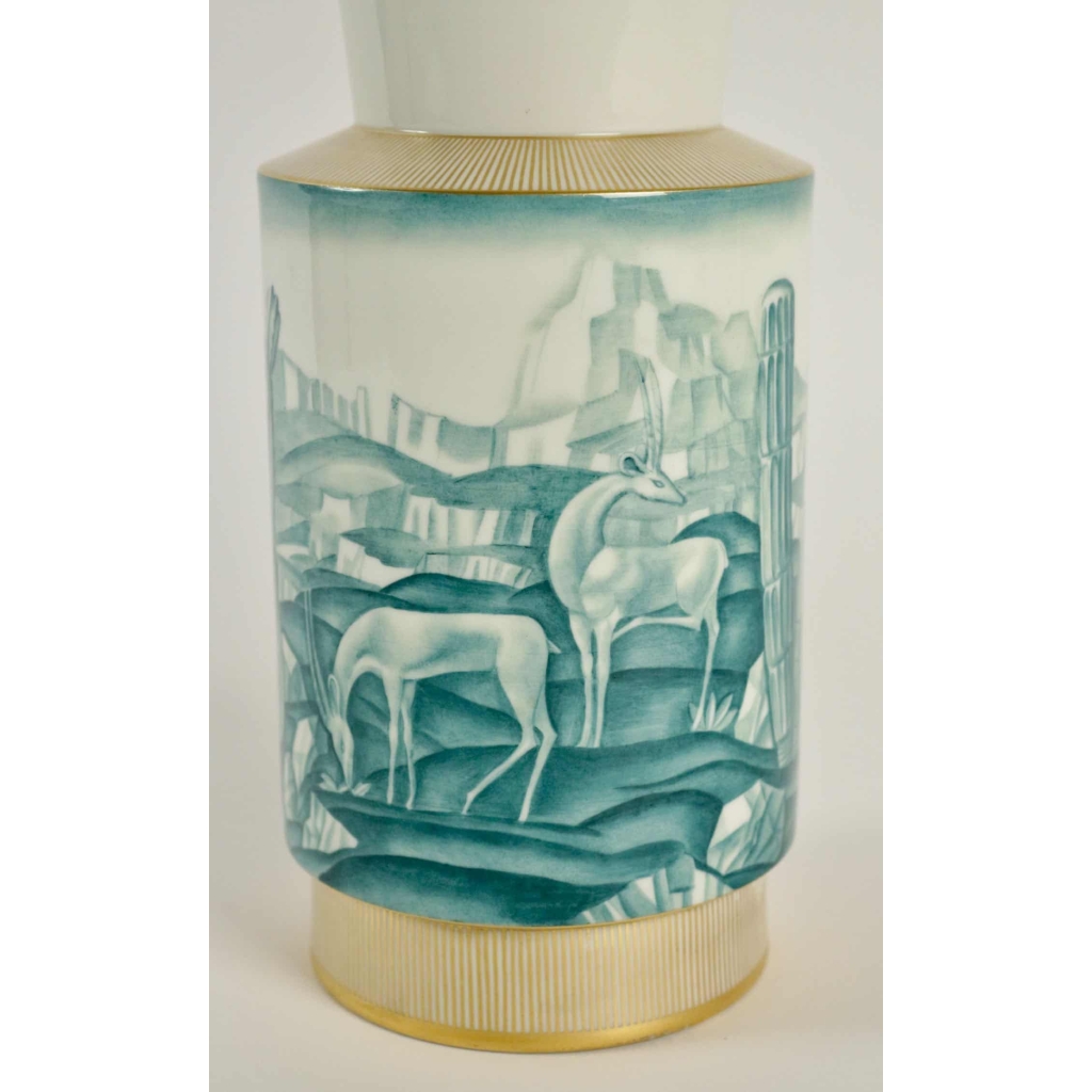 Vase en porcelaine de Sèvres – céramique Art Déco | Biron Vase en porcelaine de Sèvres - céramique Art Déco