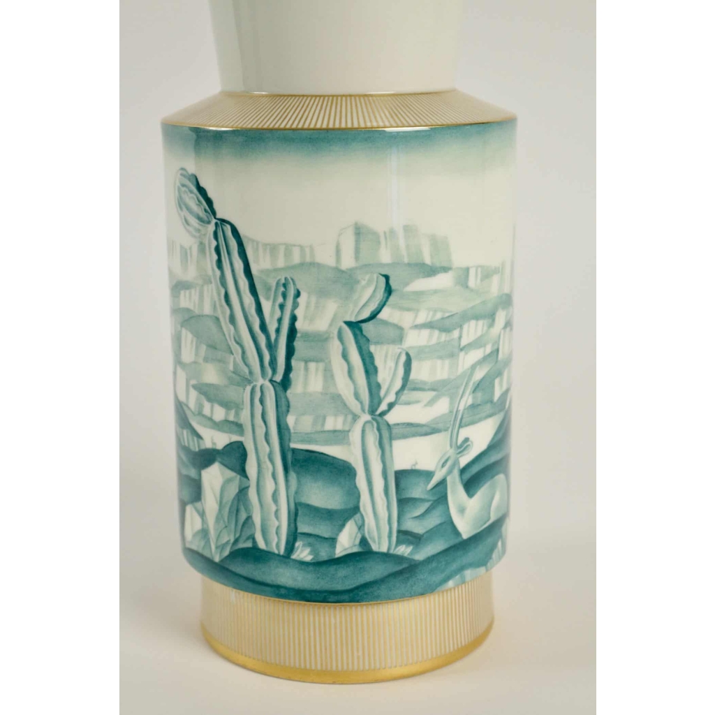 Vase en porcelaine de Sèvres – céramique Art Déco | Biron Vase en porcelaine de Sèvres - céramique Art Déco