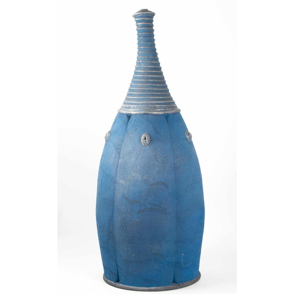 Grande bouteille par Emmanuel Peccatte (1974-2015) – céramique contemporaine | Biron |||||||