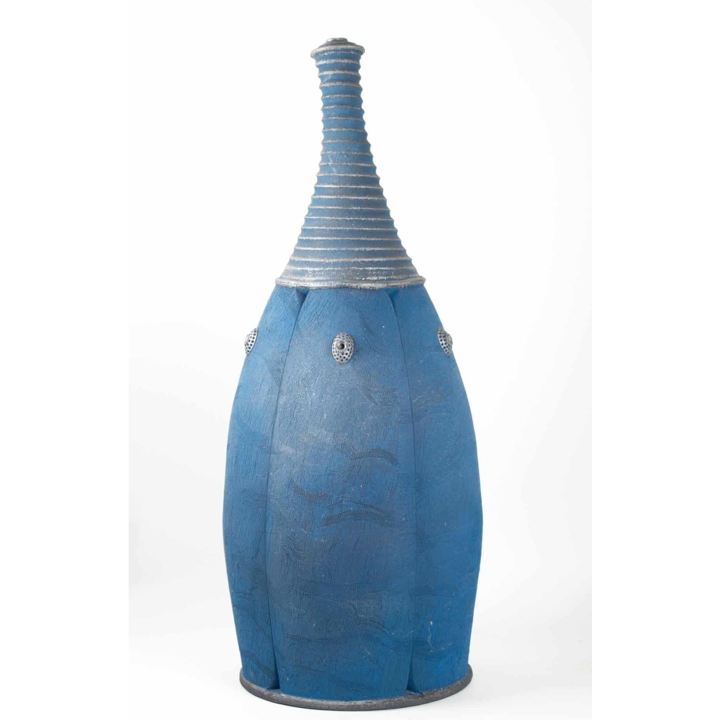 Grande bouteille par Emmanuel Peccatte (1974-2015) – céramique contemporaine | Biron Grande bouteille par Emmanuel Peccatte (1974-2015) - céramique contemporaine