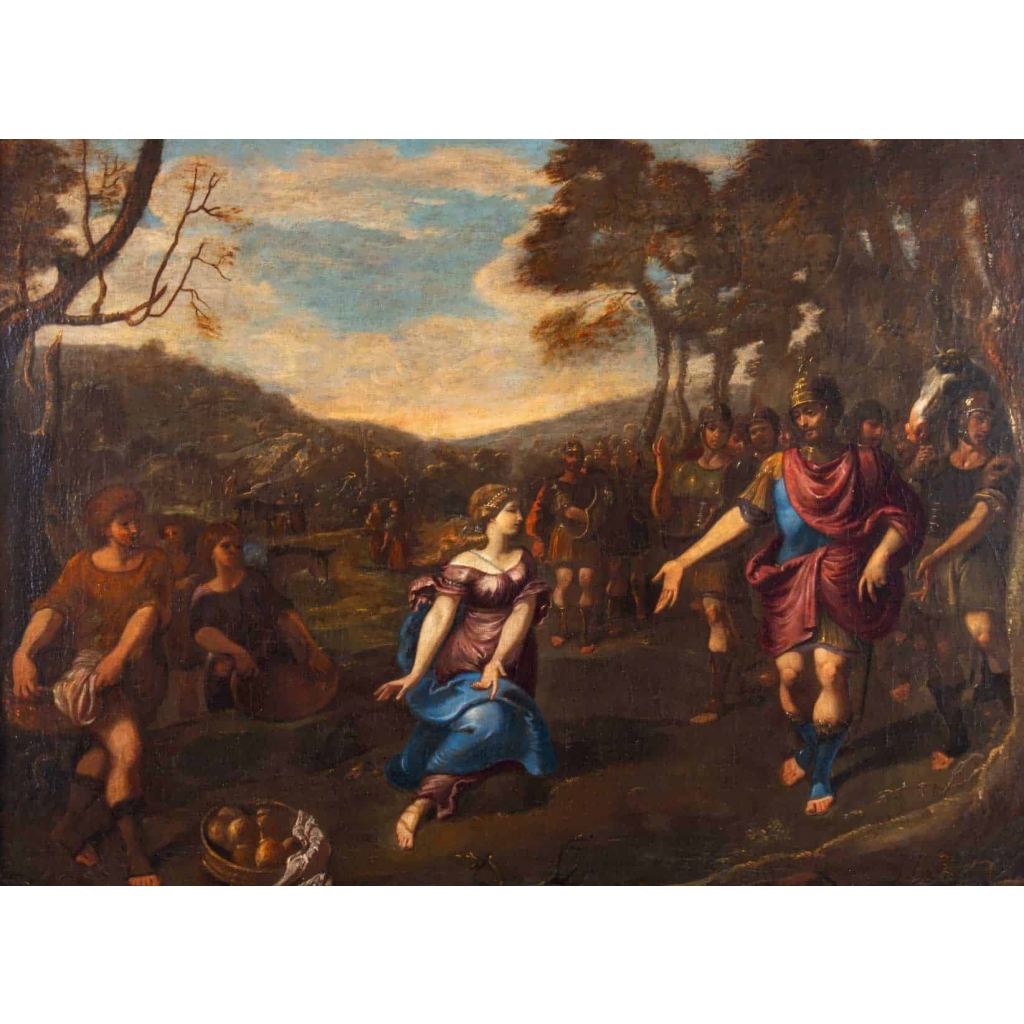 Abigail Et David. Ecole Française Du XVII ème Siècle.