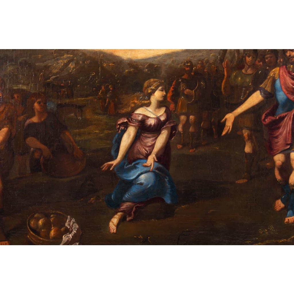 Abigail Et David. Ecole Française Du XVII ème Siècle.