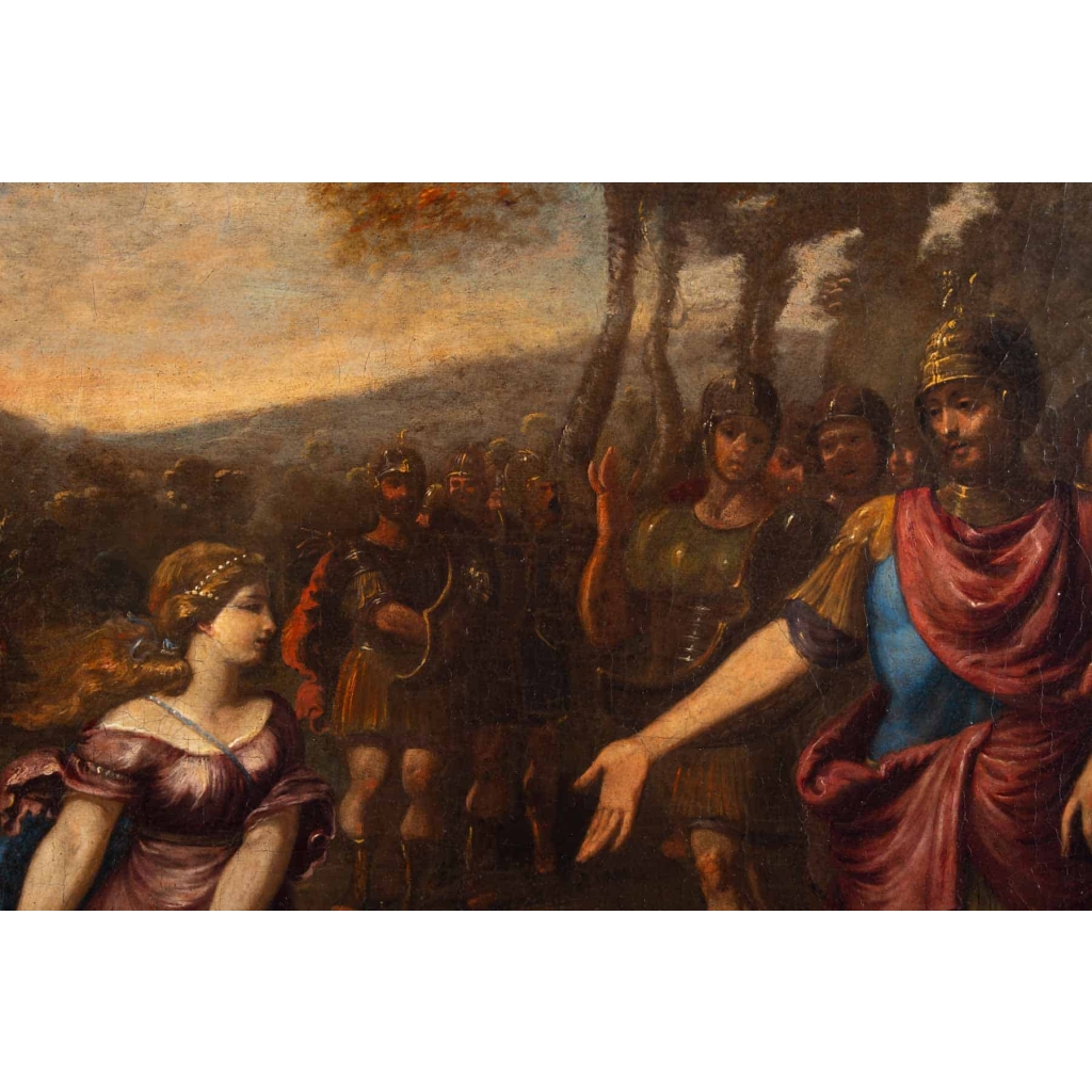 Abigail Et David. Ecole Française Du XVII ème Siècle.
