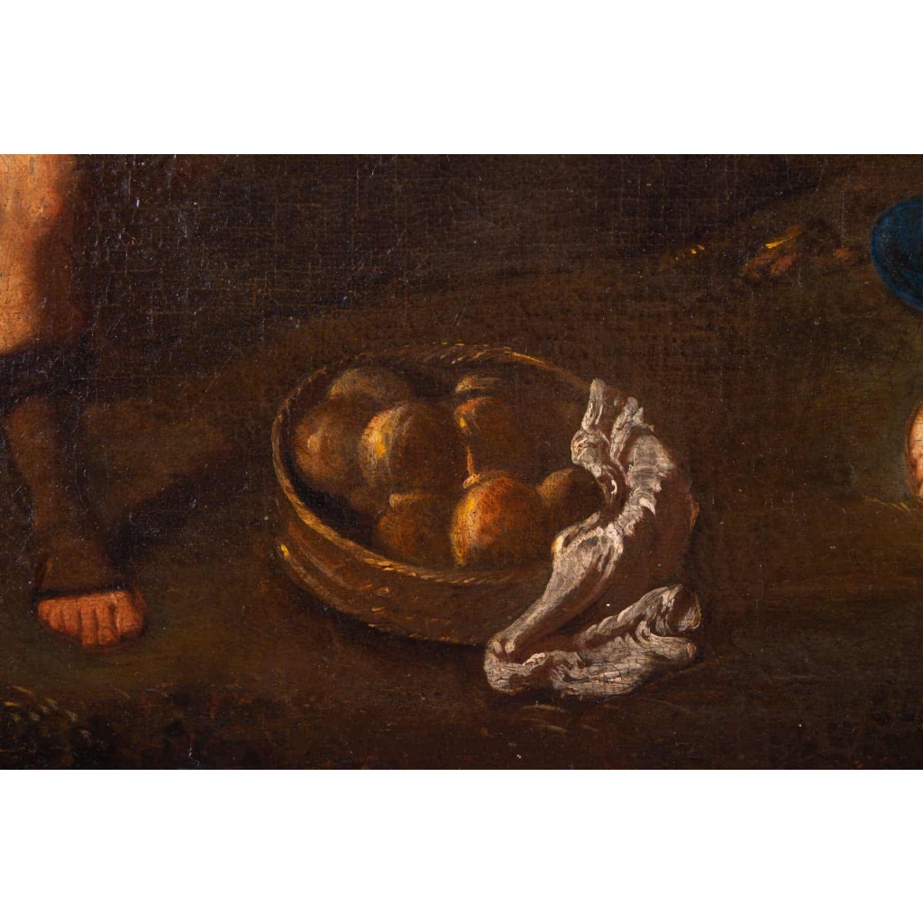 Abigail Et David. Ecole Française Du XVII ème Siècle.