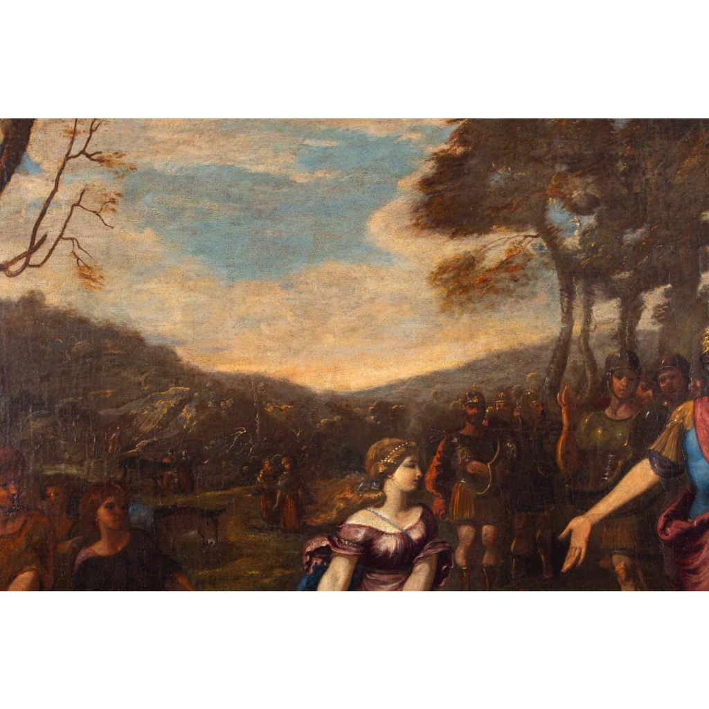 Abigail Et David. Ecole Française Du XVII ème Siècle.