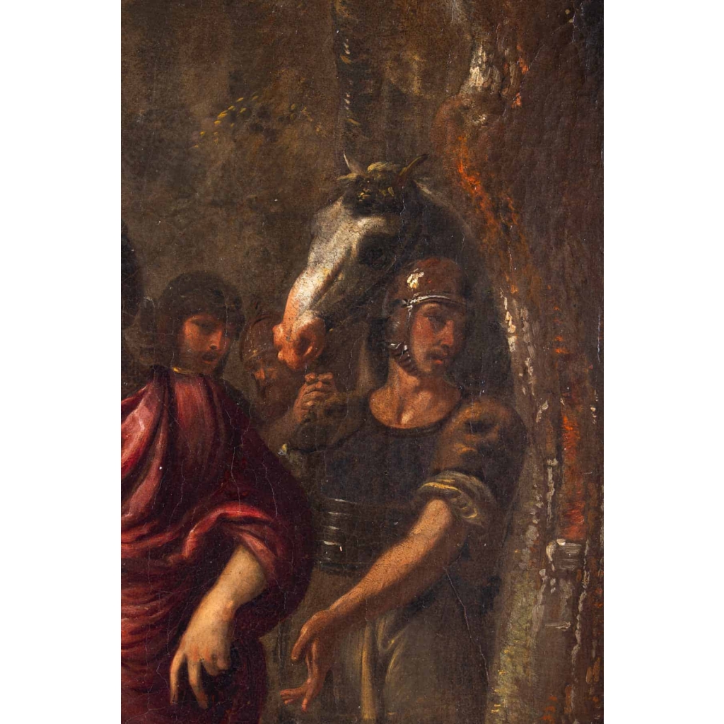 Abigail Et David. Ecole Française Du XVII ème Siècle.
