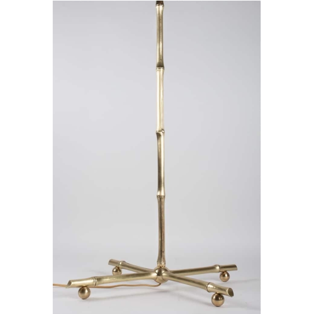 Lampadaire modèle Bambou Maison Bagués 1960 | Biron Lampadaire modèle Bambou Maison Bagués 1960