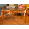 Bureau Plat De Style Louis XV, Signé Sormani, XIXème Siècle.
