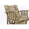 Fauteuil de style ethnique en bambou brut, années 1980 15