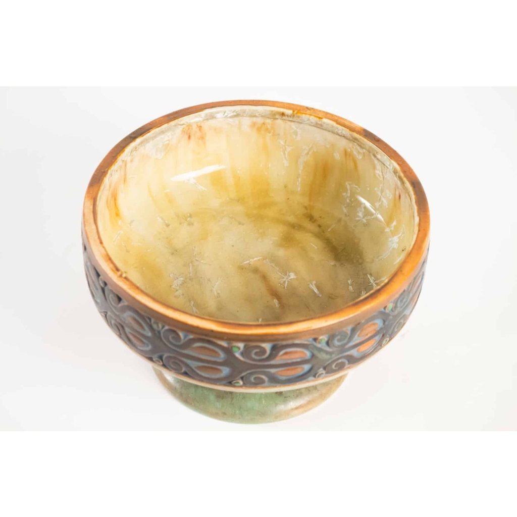 Coupe signée Joseph et Pierre Mougin – céramique art déco | Biron Coupe signée Joseph et Pierre Mougin - céramique art déco