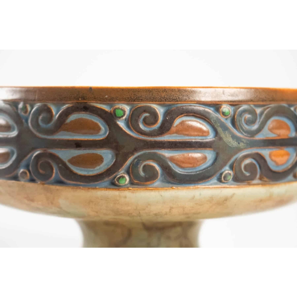 Coupe signée Joseph et Pierre Mougin – céramique art déco | Biron Coupe signée Joseph et Pierre Mougin - céramique art déco