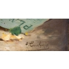 Eugène Henri Cauchois (1850 – 1911) : Panier de fleurs. | Biron Eugène Henri Cauchois (1850 - 1911) : Panier de fleurs.