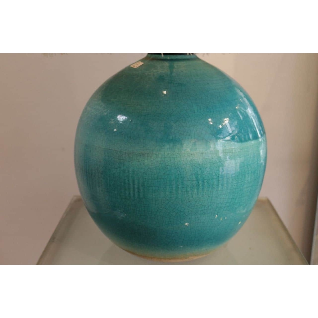 Pied de lampe en céramique par Jean Besnard, art déco | Biron Pied de lampe en céramique par Jean Besnard, art déco