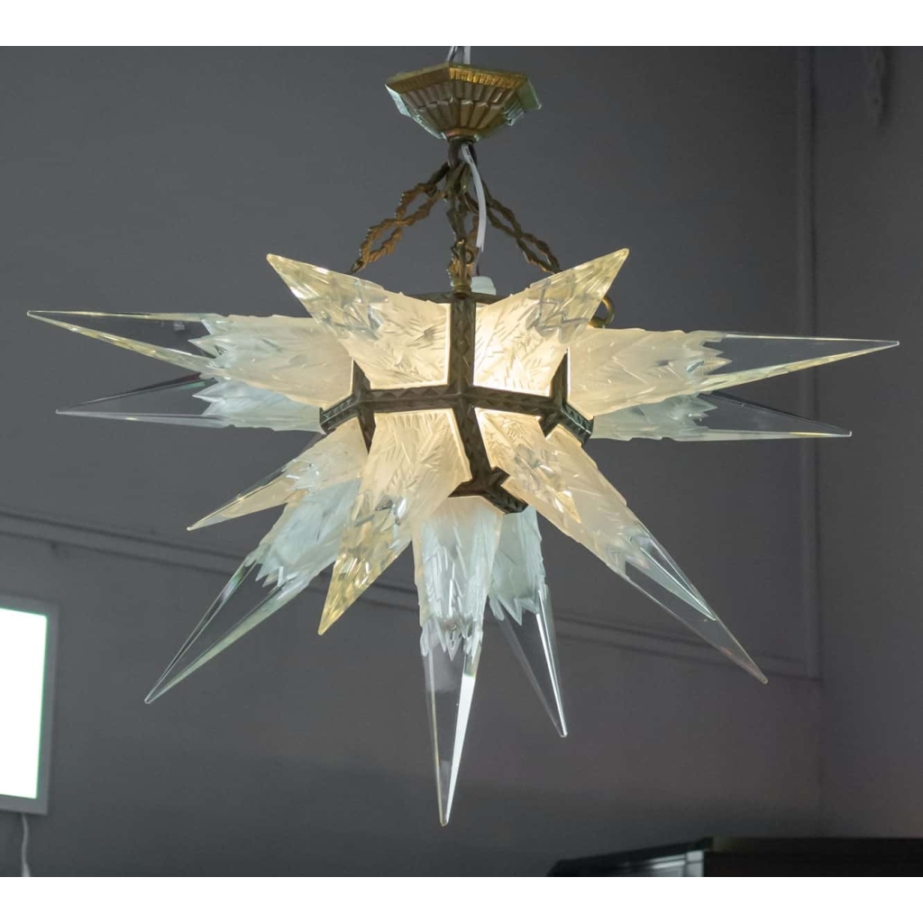 Plafonnier « STALACTICTES » « CHARLES .J.WEINSTEIN | Biron |||||