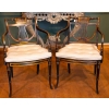 Paire De Fauteuils d’époque Regency. Angleterre 1810. | Biron ||||||||