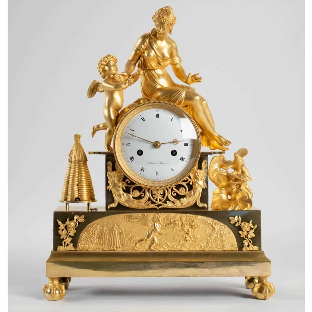 Pendule d’époque 1er Empire (1804 – 1815). | Biron ||||||||