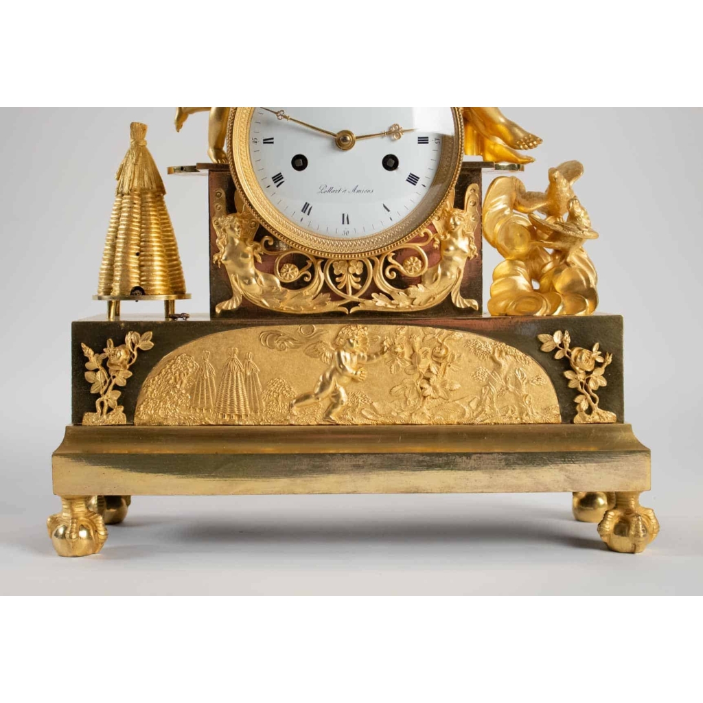 Pendule d’époque 1er Empire (1804 – 1815). | Biron Pendule d'époque 1er Empire (1804 - 1815).