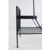 Porte Journaux De Jacques Adnet, Cuir Et Acier | Biron Porte Journaux De Jacques Adnet, Cuir Et Acier