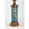 Paire De Lampe En Bronze Cloisonné