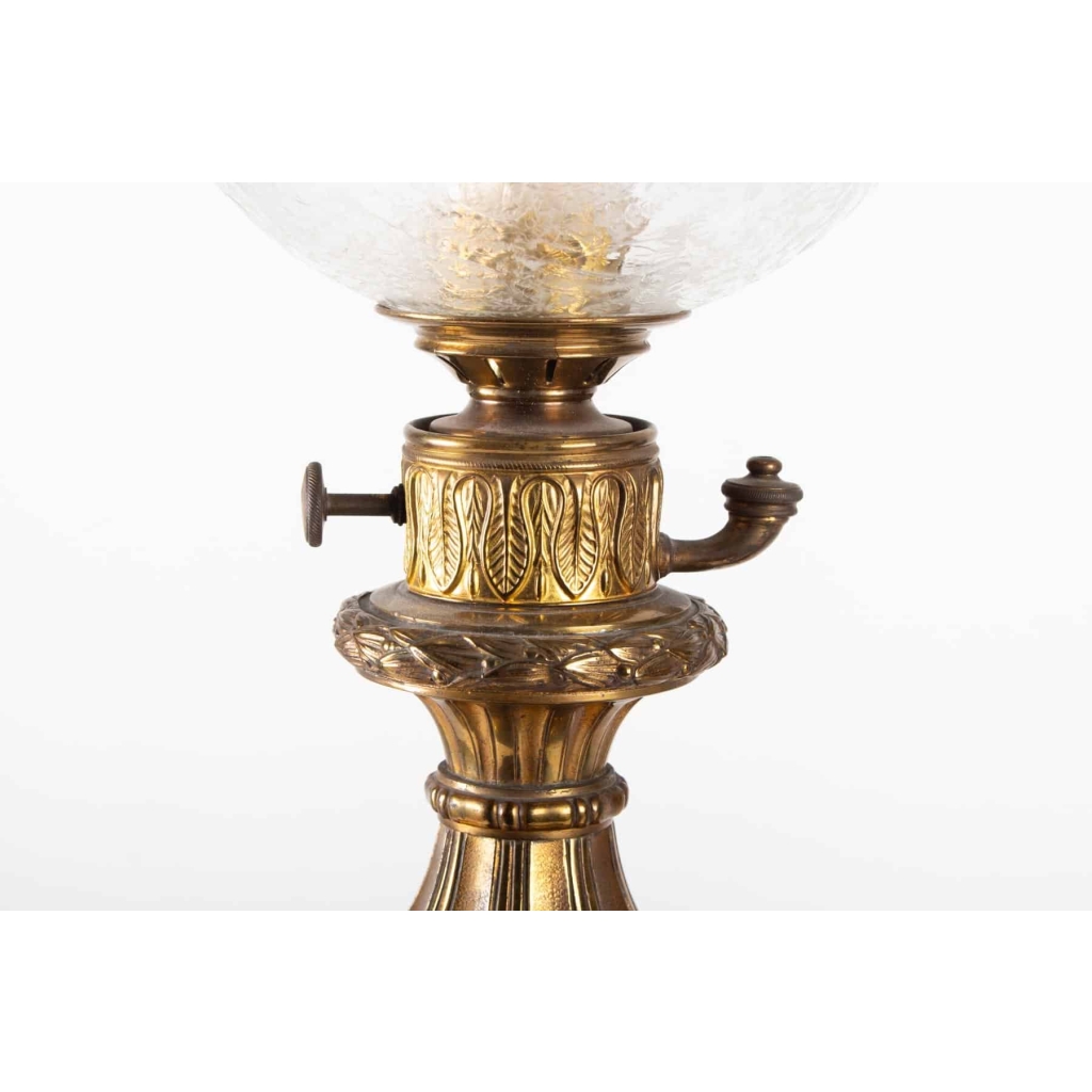 Paire De Lampe En Bronze Cloisonné
