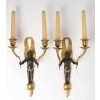 Paire d’Appliques Empire Aux Angelots | Biron |||||