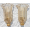 1970′ Paire d Appliques Etiquette Cristal Murano Archiméde Seguso | Biron ||||||||