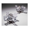 Jacques ADNET (1900-1984) & BACCARAT Paire de Candélabres | Biron |||