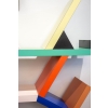 bibliothèque Carlton d’Ettore Sottsass pour Memphis Milano | Biron bibliothèque Carlton d'Ettore Sottsass pour Memphis Milano