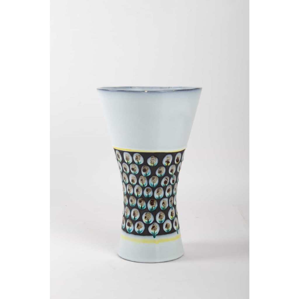 Vase diabolo par Roger Capron (1922 – 2006) – céramique année 50 | Biron |||||