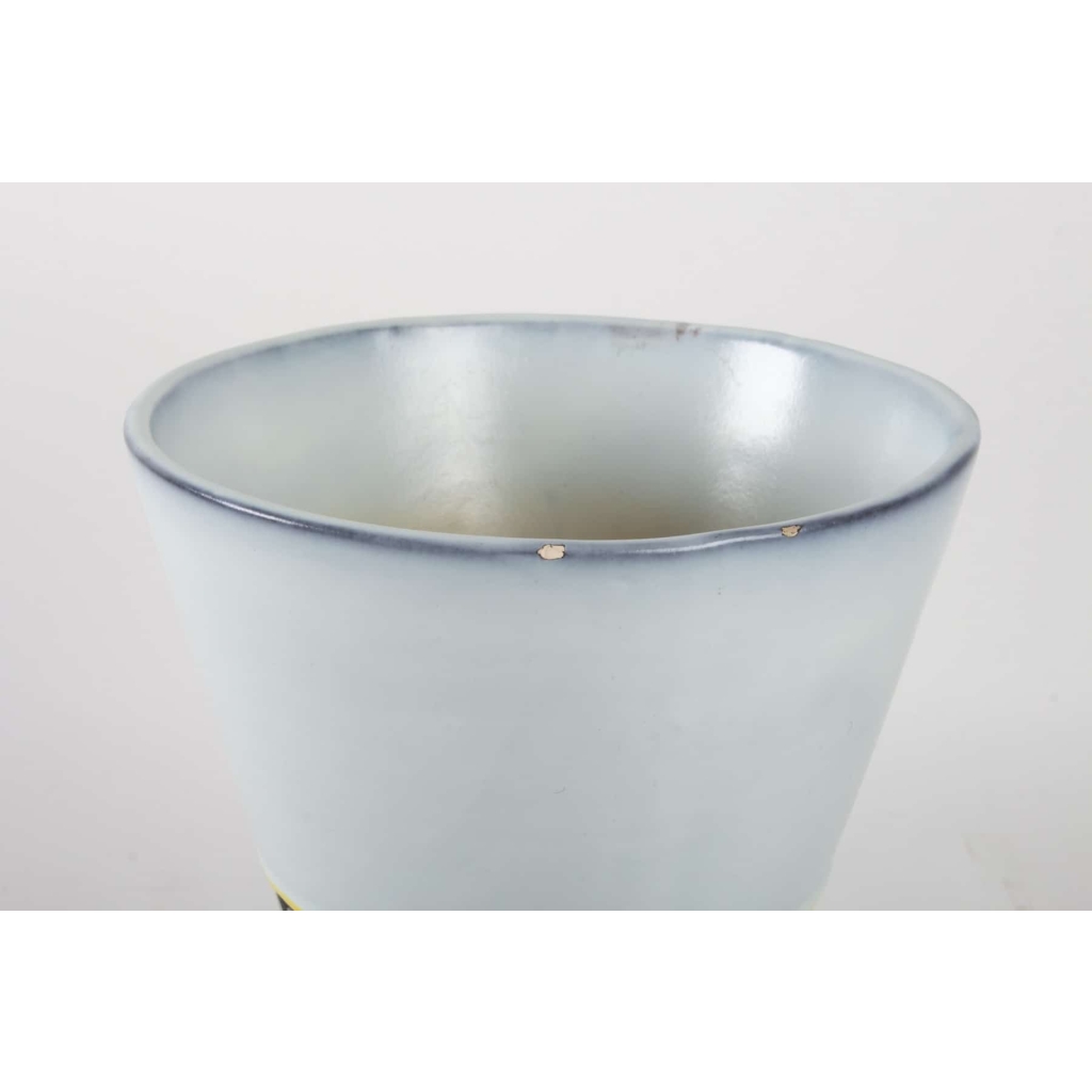 Vase diabolo par Roger Capron (1922 – 2006) – céramique année 50 | Biron Vase diabolo par Roger Capron (1922 - 2006) - céramique année 50