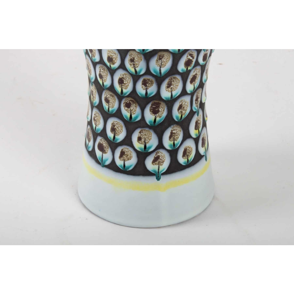 Vase diabolo par Roger Capron (1922 – 2006) – céramique année 50 | Biron Vase diabolo par Roger Capron (1922 - 2006) - céramique année 50