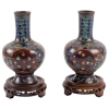 Paire De Vases En Bronze Cloisonné, Chine, XIXème Siècle | Biron ||||||||||||||