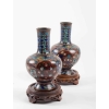 Paire De Vases En Bronze Cloisonné, Chine, XIXème Siècle | Biron Paire De Vases En Bronze Cloisonné, Chine, XIXème Siècle