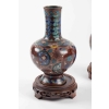 Paire De Vases En Bronze Cloisonné, Chine, XIXème Siècle | Biron Paire De Vases En Bronze Cloisonné, Chine, XIXème Siècle