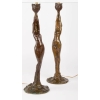RARE PAIRE DE LAMPES DE FIRMIN BATE