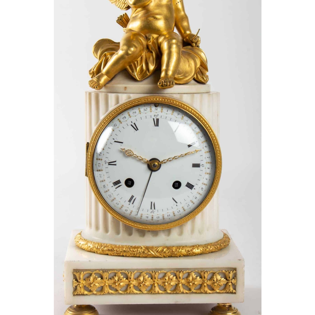 Pendule d’époque Louis XVI (1774 – 1793). | Biron Pendule d'époque Louis XVI (1774 - 1793).