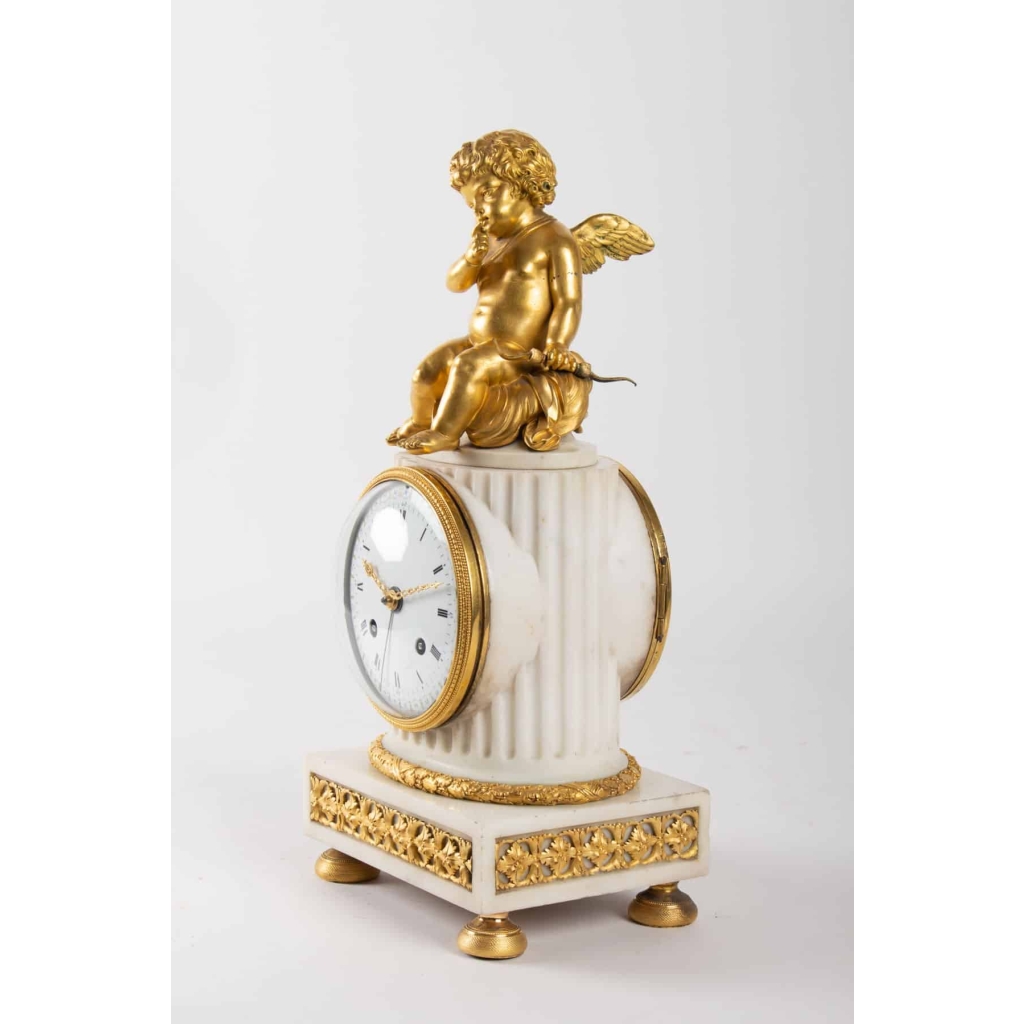 Pendule d’époque Louis XVI (1774 – 1793). | Biron Pendule d'époque Louis XVI (1774 - 1793).