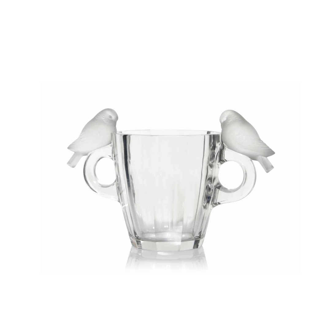 DEUX PIGEONS’ LALIQUE VASE | Biron |||