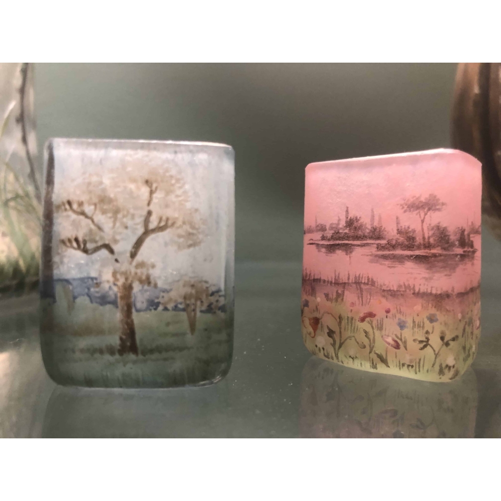 DAUM Vase Miniature Paysage | Biron DAUM Vase Miniature Paysage