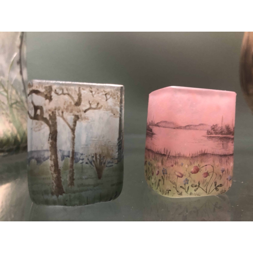 DAUM Vase Miniature Paysage | Biron DAUM Vase Miniature Paysage