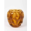 René LALIQUE (1860-1945) Vase « Tourbillons » Teinté Ambre | Biron ||||||