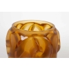 René LALIQUE (1860-1945) Vase « Tourbillons » Teinté Ambre | Biron René LALIQUE (1860-1945) Vase "Tourbillons " Teinté Ambre