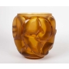 René LALIQUE (1860-1945) Vase « Tourbillons » Teinté Ambre | Biron René LALIQUE (1860-1945) Vase "Tourbillons " Teinté Ambre