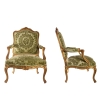 Paire De Fauteuils De Style Louis XV Bois Doré | Biron ||||||